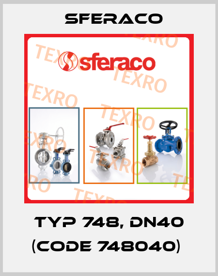 Typ 748, DN40 (code 748040)  Sferaco