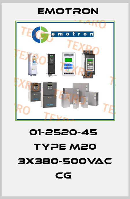 01-2520-45  Type M20 3x380-500VAC CG  Emotron