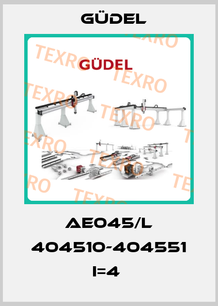 AE045/L 404510-404551 I=4  Güdel