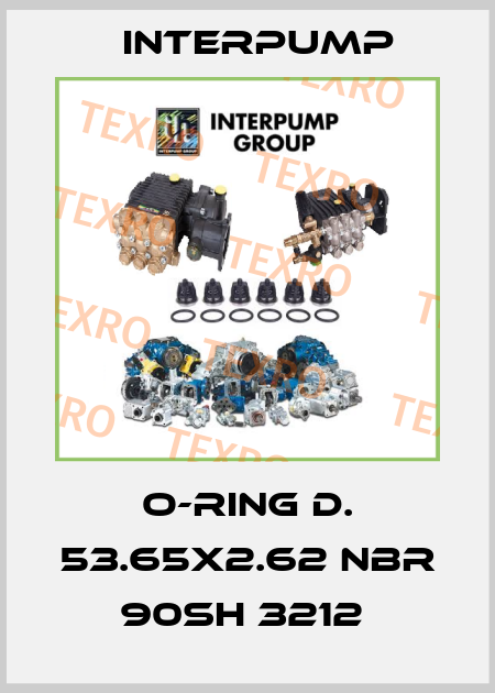 O-Ring D. 53.65X2.62 NBR 90SH 3212  Interpump