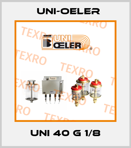 UNI 40 G 1/8 Uni-Oeler
