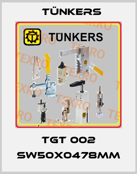 TGT 002 SW50X0478MM Tünkers