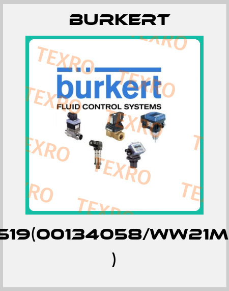6519(00134058/WW21MM ) Burkert