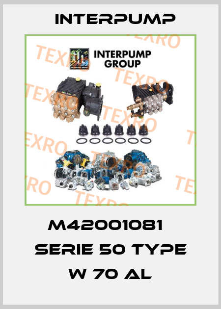 M42001081   SERIE 50 TYPE W 70 AL Interpump