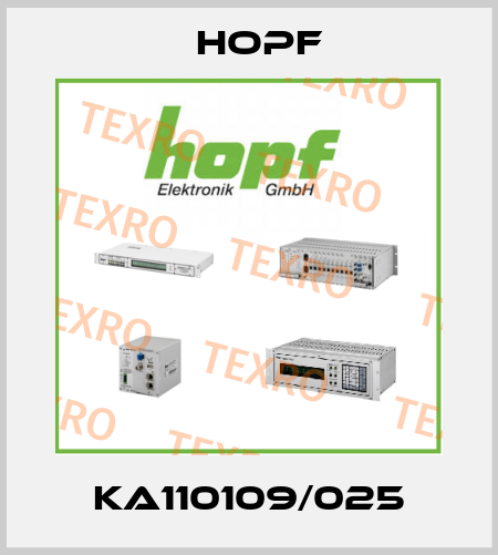 KA110109/025 Hopf