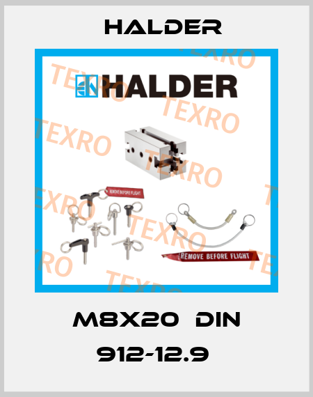 M8X20  DIN 912-12.9  Halder