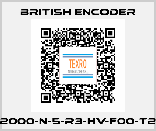 15H-01-SF-2000-N-5-R3-HV-F00-T2-SPEC779 British Encoder