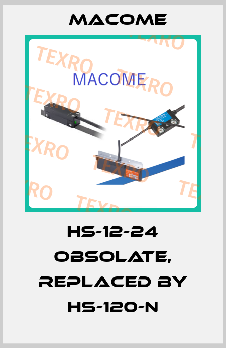 HS-12-24 obsolate, replaced by HS-120-N Macome