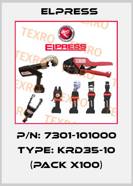 P/N: 7301-101000 Type: KRD35-10 (pack x100) Elpress