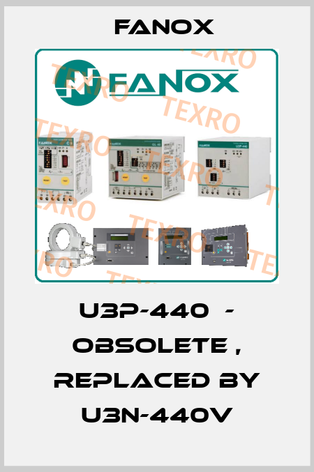 U3P-440  - obsolete , replaced by U3N-440V Fanox