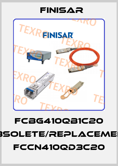 FCBG410QB1C20 obsolete/replacement FCCN410QD3C20 Finisar