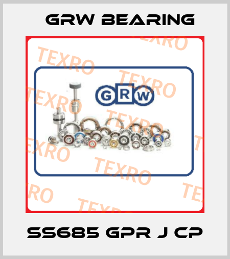 SS685 GPR J CP GRW Bearing