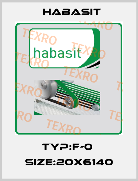 Typ:F-0  Size:20x6140 Habasit