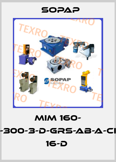 MIM 160- 4-300-3-D-GRS-AB-A-CE- 16-D  Sopap