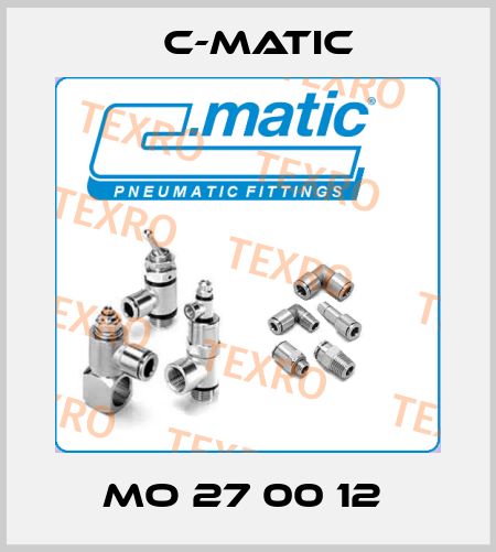 MO 27 00 12  C-Matic