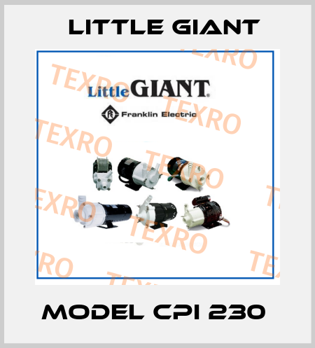 MODEL CPI 230  Little Giant