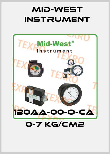 120AA-00-O-CA  0-7 Kg/Cm2 Mid-West Instrument