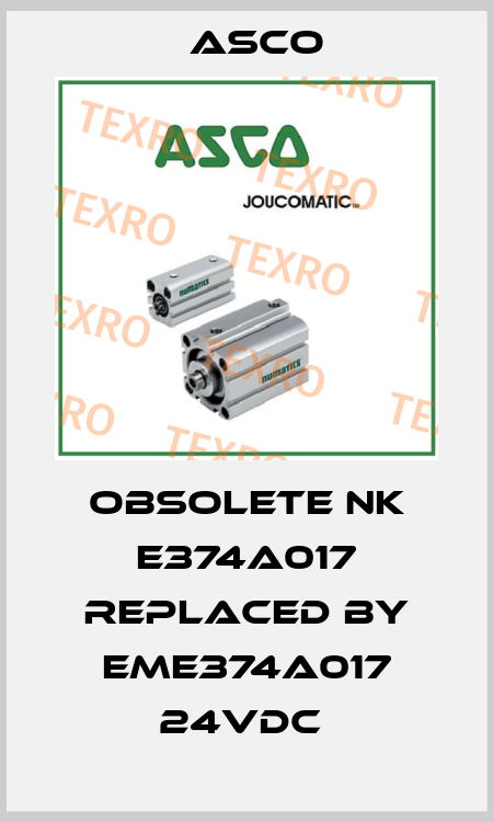 Obsolete NK E374A017 replaced by EME374A017 24VDC  Asco