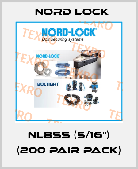 NL8ss (5/16") (200 pair pack) Nord Lock