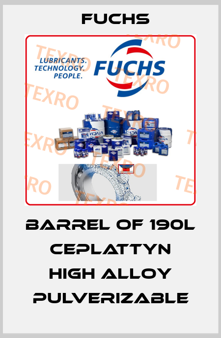 Barrel of 190L CEPLATTYN HIGH ALLOY PULVERIZABLE Fuchs