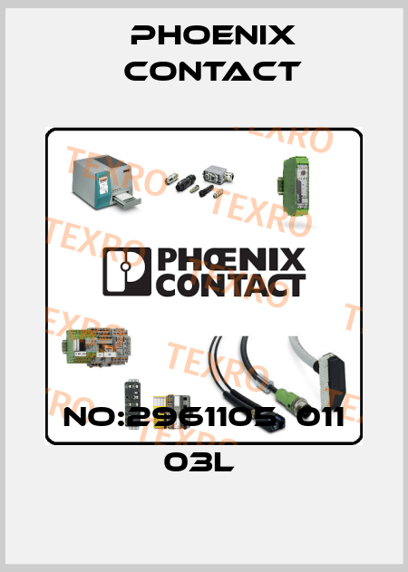 NO:2961105, 011 03L  Phoenix Contact