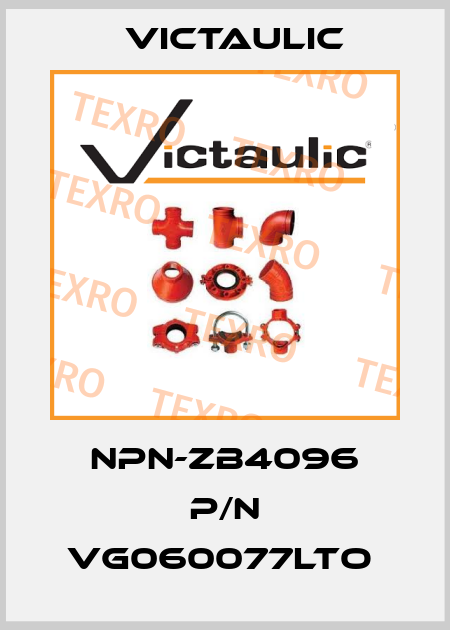 NPN-ZB4096 P/N VG060077LTO  Victaulic