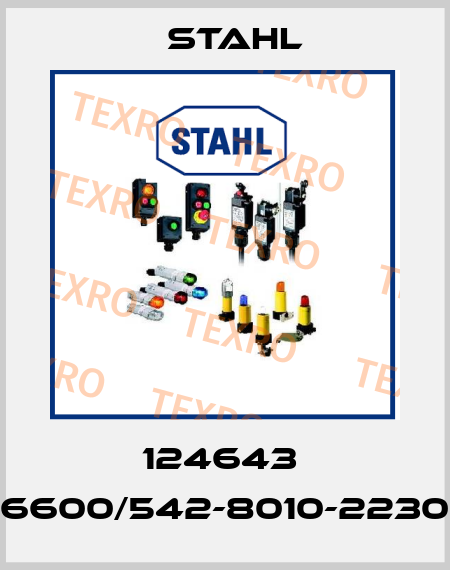 124643  6600/542-8010-2230 Stahl