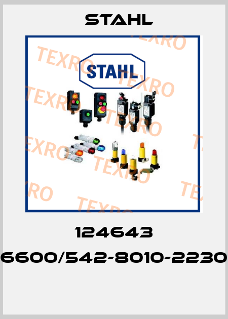 124643 6600/542-8010-2230  Stahl
