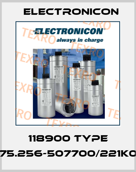 118900 Type 275.256-507700/221K02 Electronicon