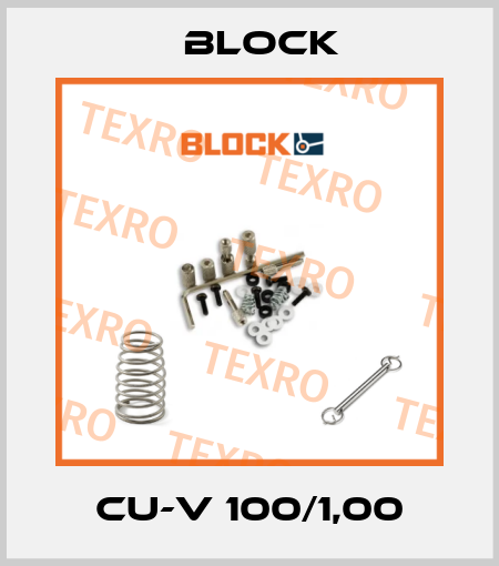 CU-V 100/1,00 Block