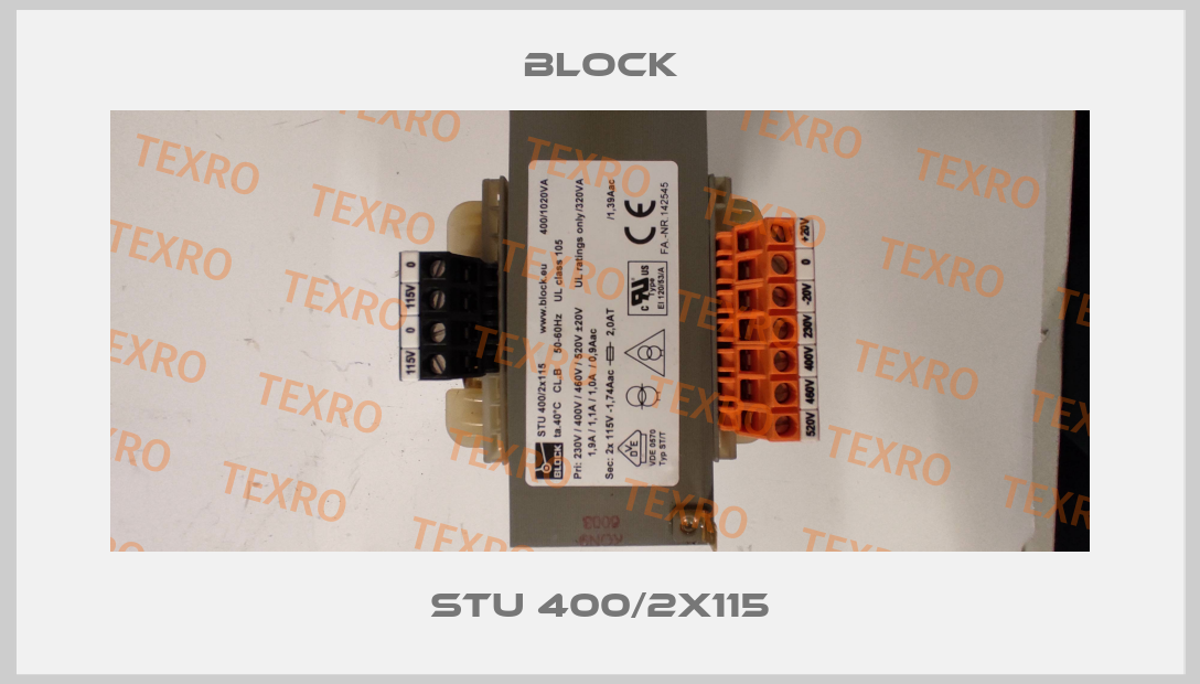 STU 400/2x115 Block