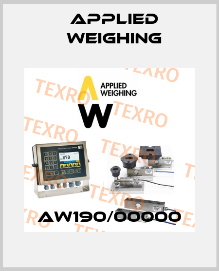 AW190/00000 Applied Weighing