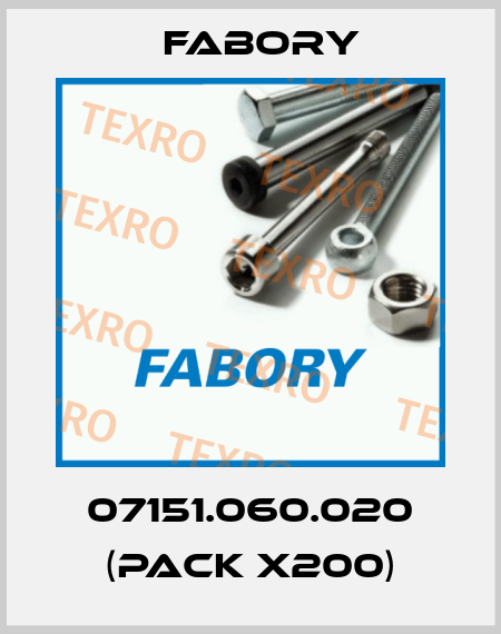 07151.060.020 (pack x200) Fabory