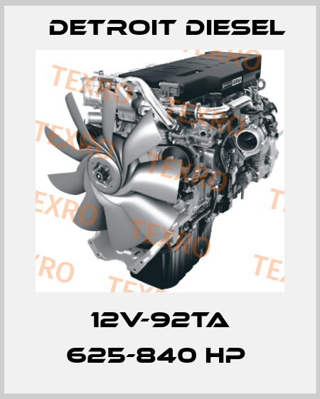 12V-92TA 625-840 HP  Detroit Diesel