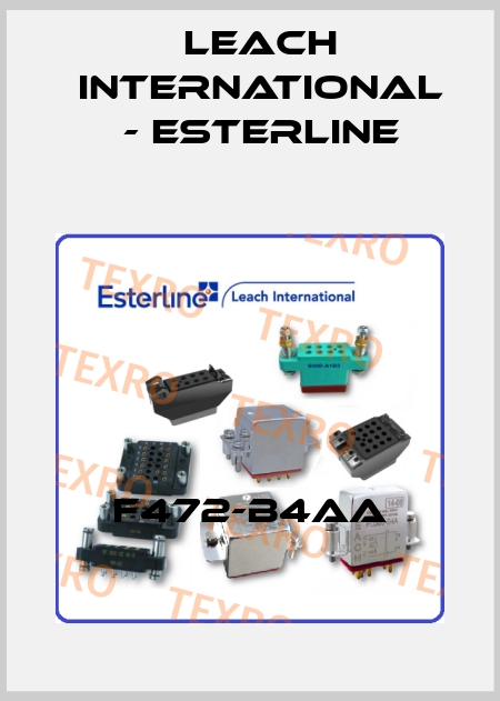 F472-B4AA Leach International - Esterline