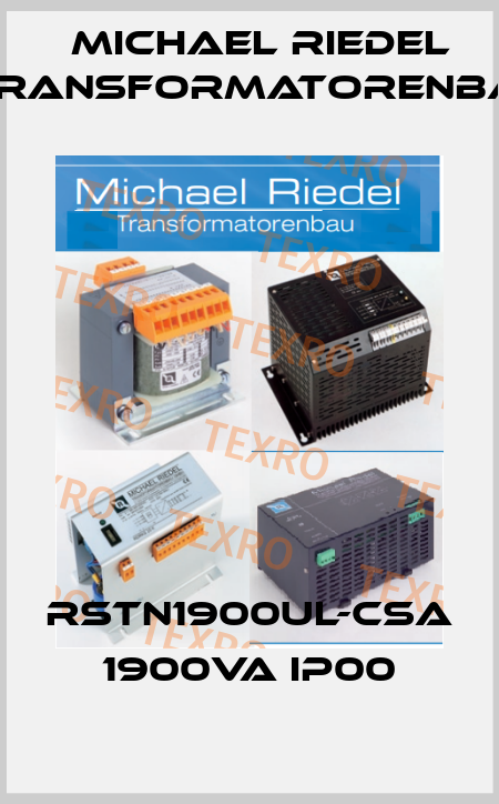 RSTN1900UL-CSA 1900VA IP00 Michael Riedel Transformatorenbau
