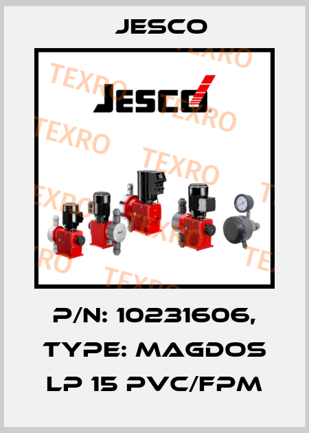 P/N: 10231606, Type: MAGDOS LP 15 PVC/FPM Jesco