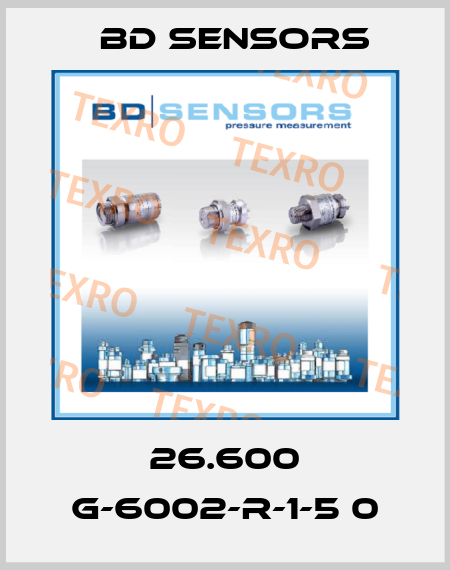 26.600 G-6002-R-1-5 0 Bd Sensors
