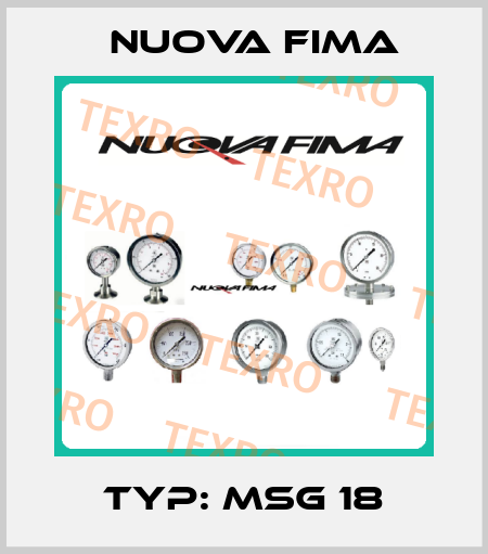 Typ: MSG 18 Nuova Fima