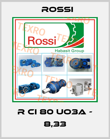 R CI 80 UO3A - 8,33 Rossi