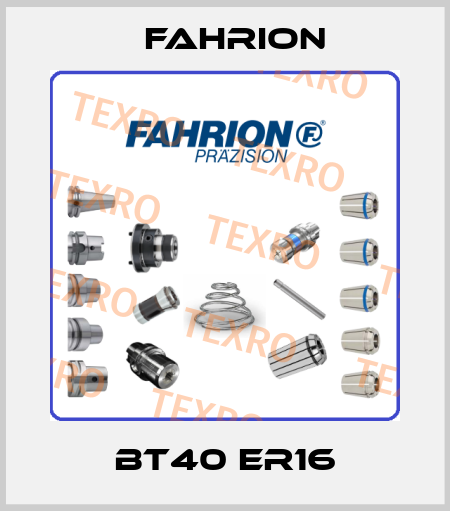 BT40 ER16 Fahrion