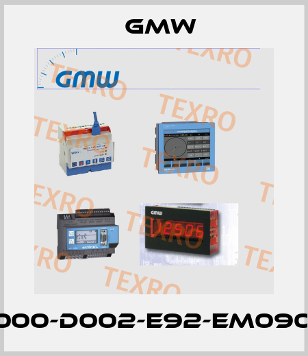 A1375-PR000-D002-E92-EM090-ED1-H1-T0 GMW