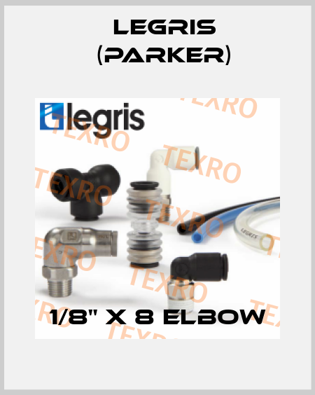 1/8" x 8 elbow Legris (Parker)