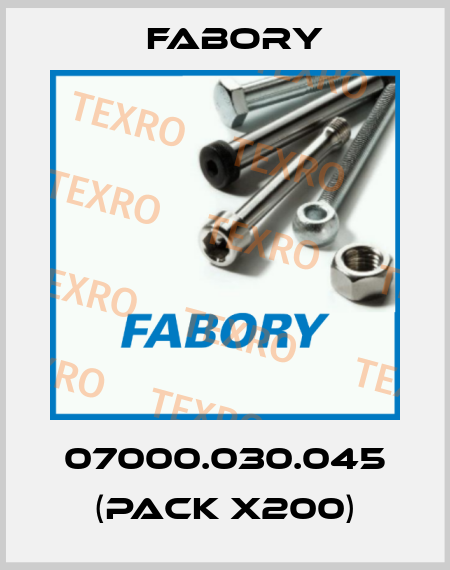 07000.030.045 (pack x200) Fabory