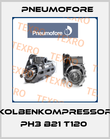 Kolbenkompressor PH3 B21 T120  Pneumofore