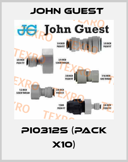 PI0312S (pack x10) John Guest
