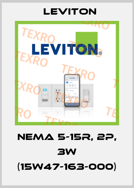 NEMA 5-15R, 2P, 3W (15W47-163-000) Leviton