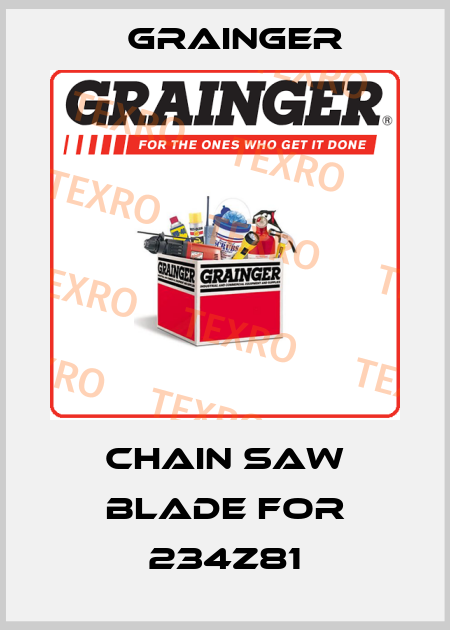 Chain saw blade for 234Z81 Grainger