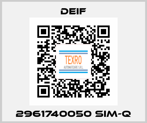 2961740050 SIM-Q Deif