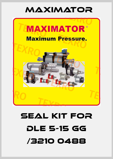 Seal Kit for DLE 5-15 GG /3210 0488 Maximator